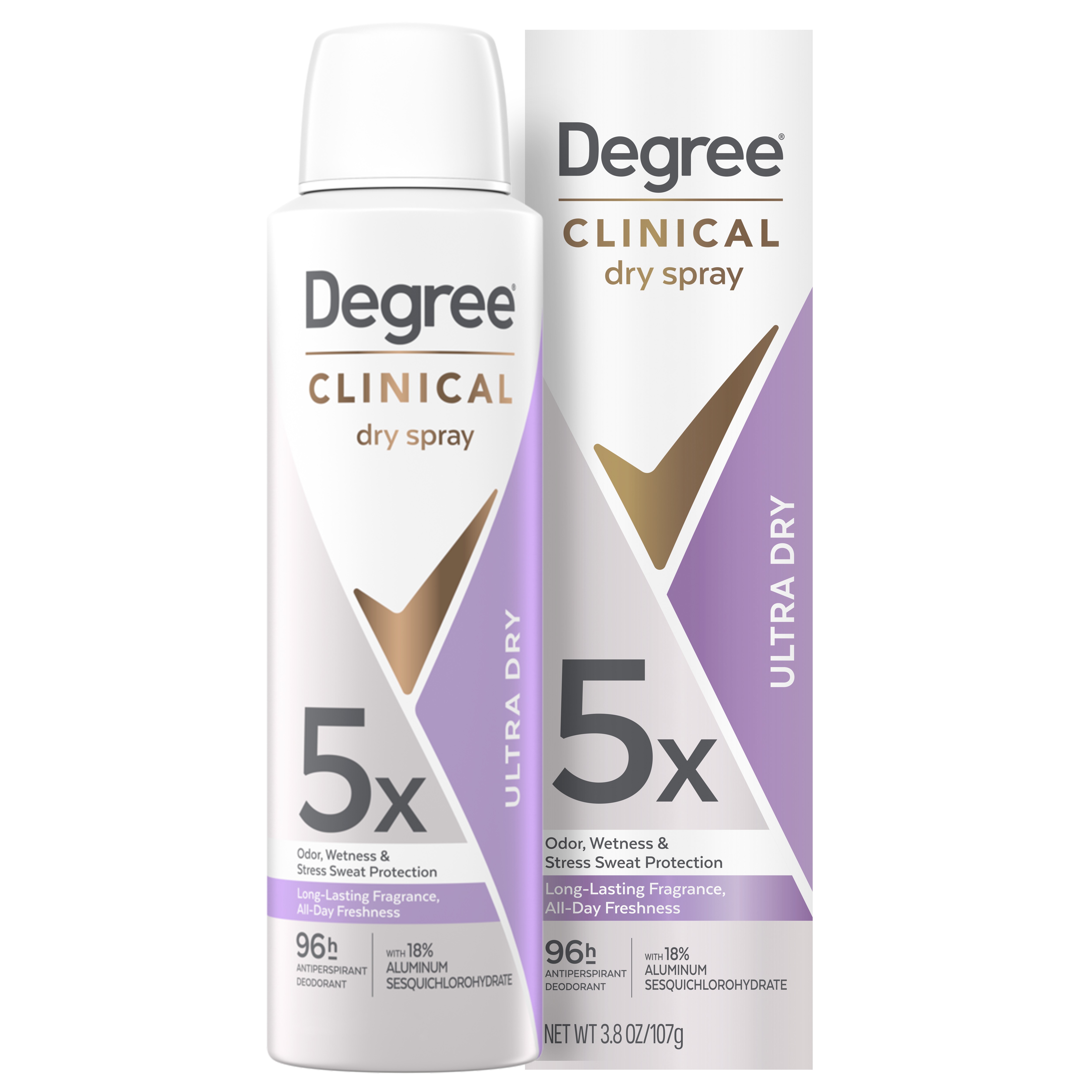 Degree Clinical 5X Ultra Dry Spray AP