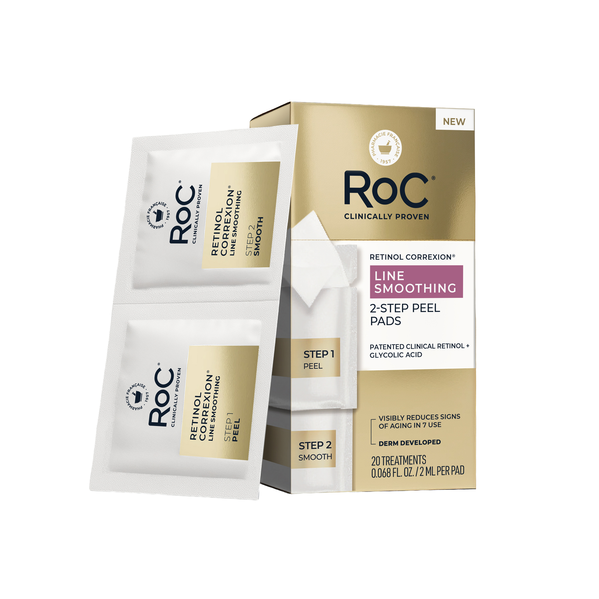 Retinol Correxion Line Smoothing 2-Step Peel Pads