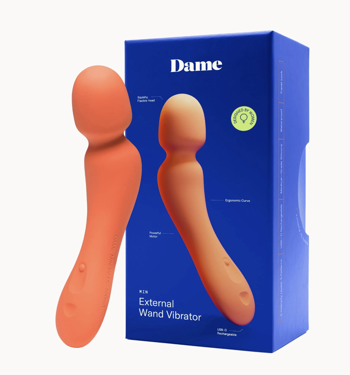 Min Mini Wand Vibrator